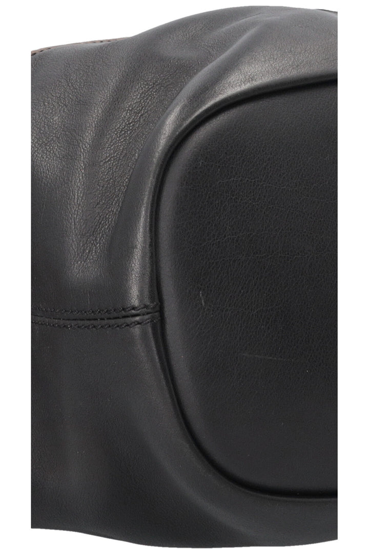 GIVENCHY Nightingale Tote Bag Two Tone Leather Grey