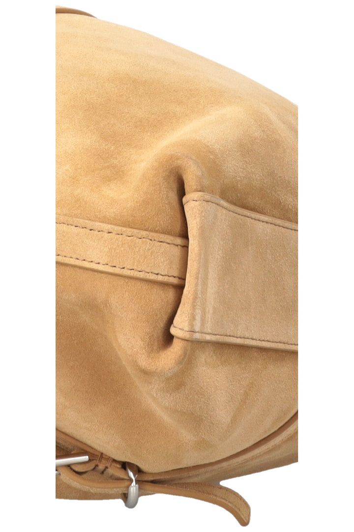 GIVENCHY Sac Voyou à chaîne moyen en daim beige