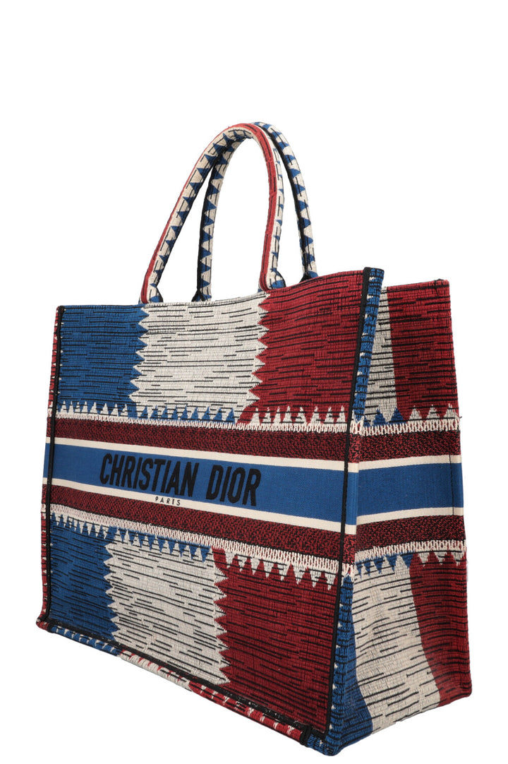 CHRISTIAN DIOR Book Tote Medium Tricolor