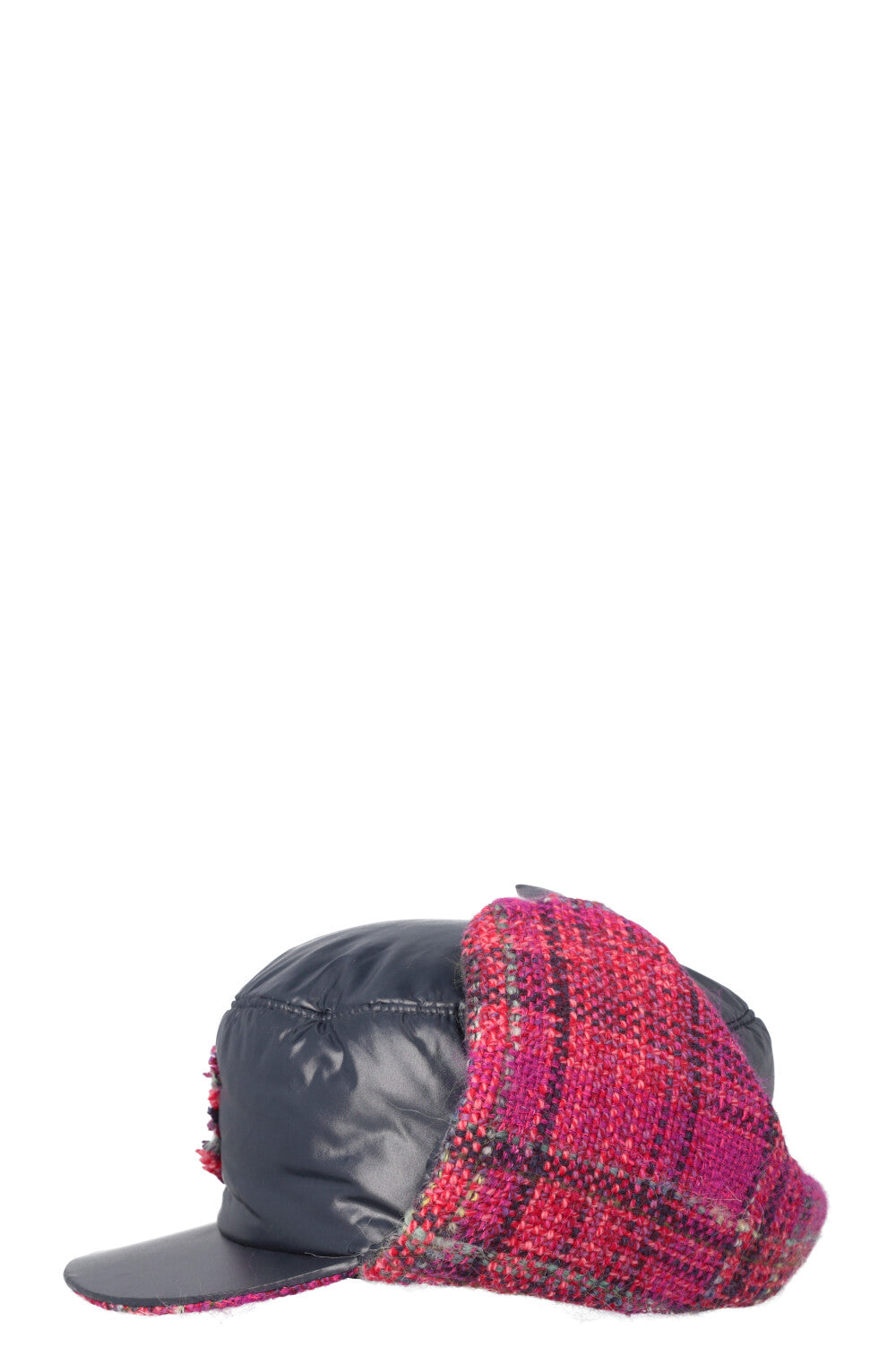 CHANEL Coco Neige Hat Nylon &amp; Tweed Blue