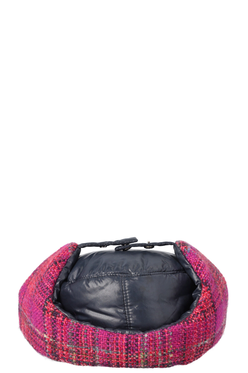 CHANEL Coco Neige Hat Nylon &amp; Tweed Blue