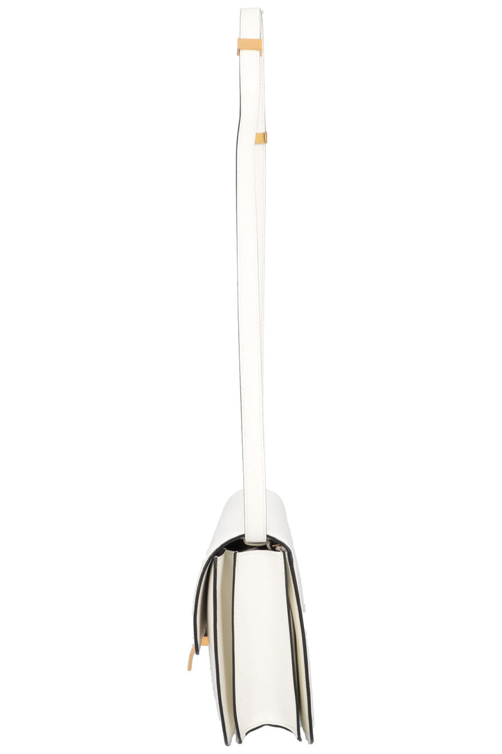 CÉLINE Classic Box Crossbody Bag Patent Ivory