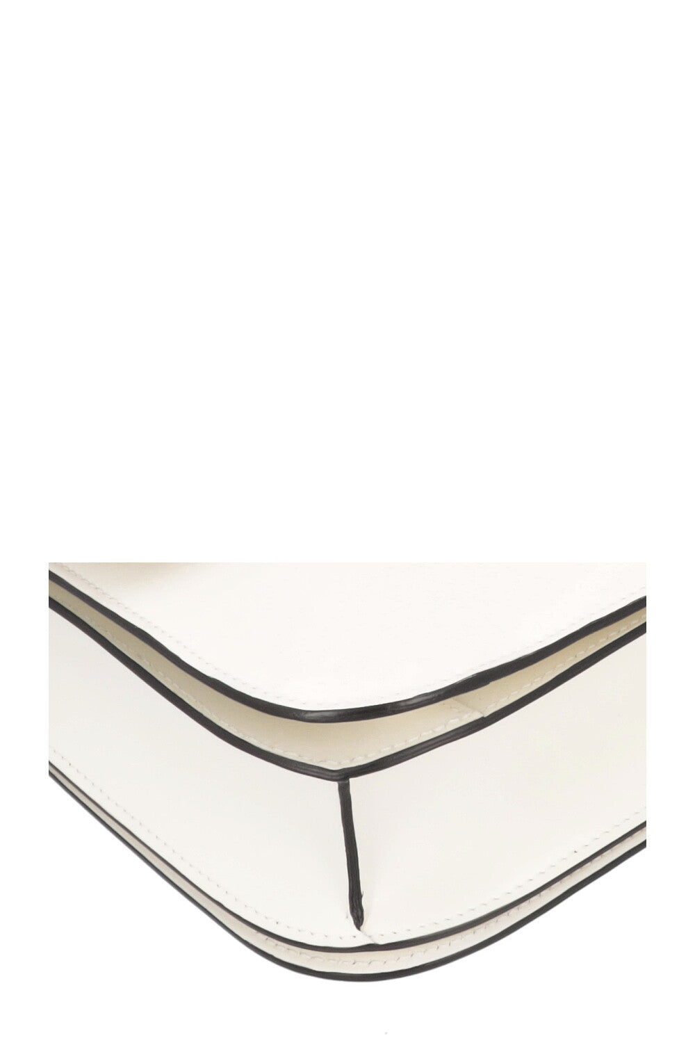 CÉLINE Classic Box Crossbody Bag Patent Ivory