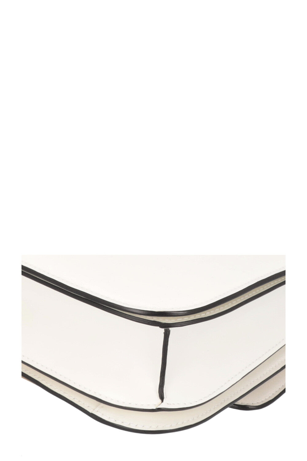 CÉLINE Classic Box Crossbody Bag Patent Ivory