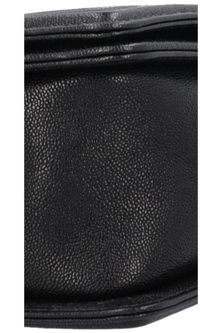 CHANEL Medium Boy Bag Grained Calfskin Black