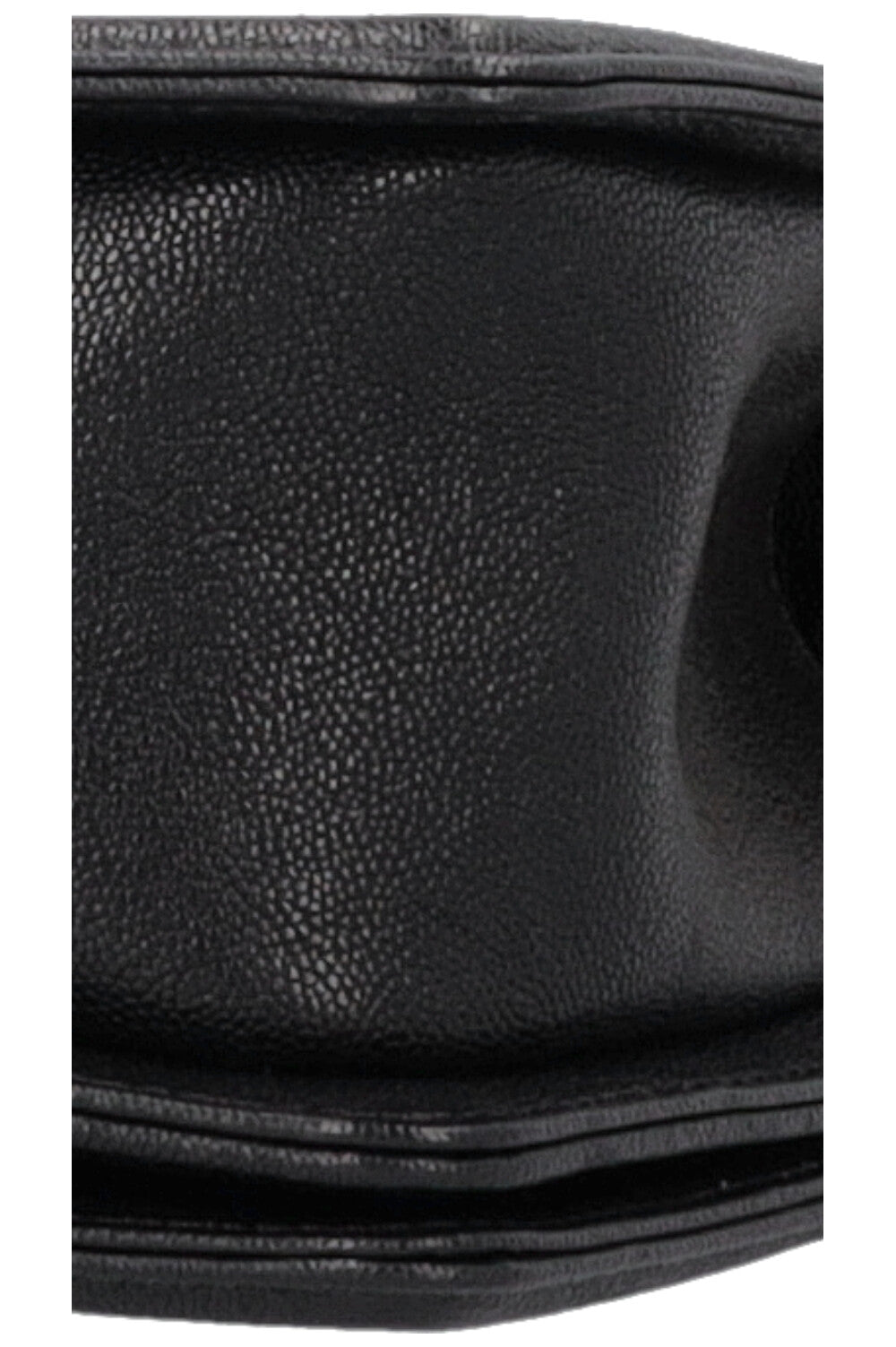 CHANEL Medium Boy Bag Grained Calfskin Black