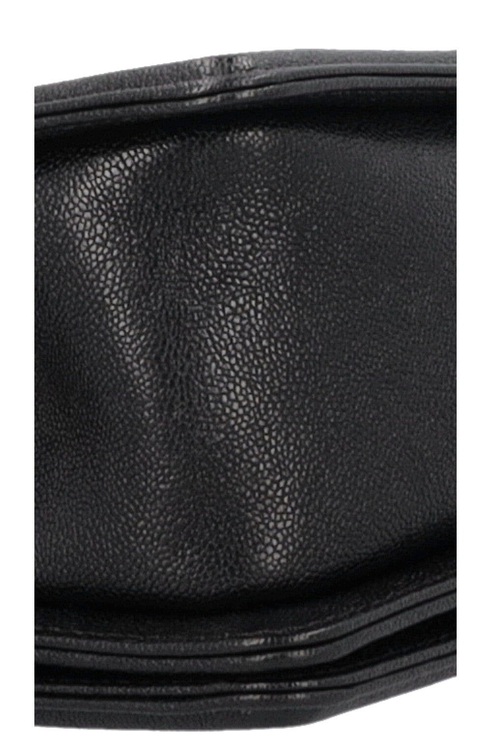 CHANEL Medium Boy Bag Grained Calfskin Black