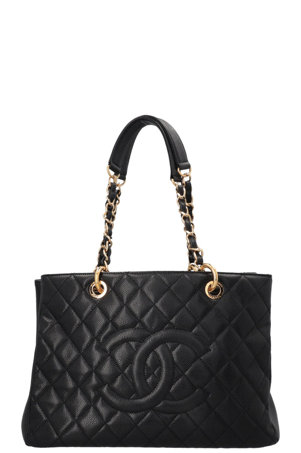 CHANEL GST Tote Caviar Black