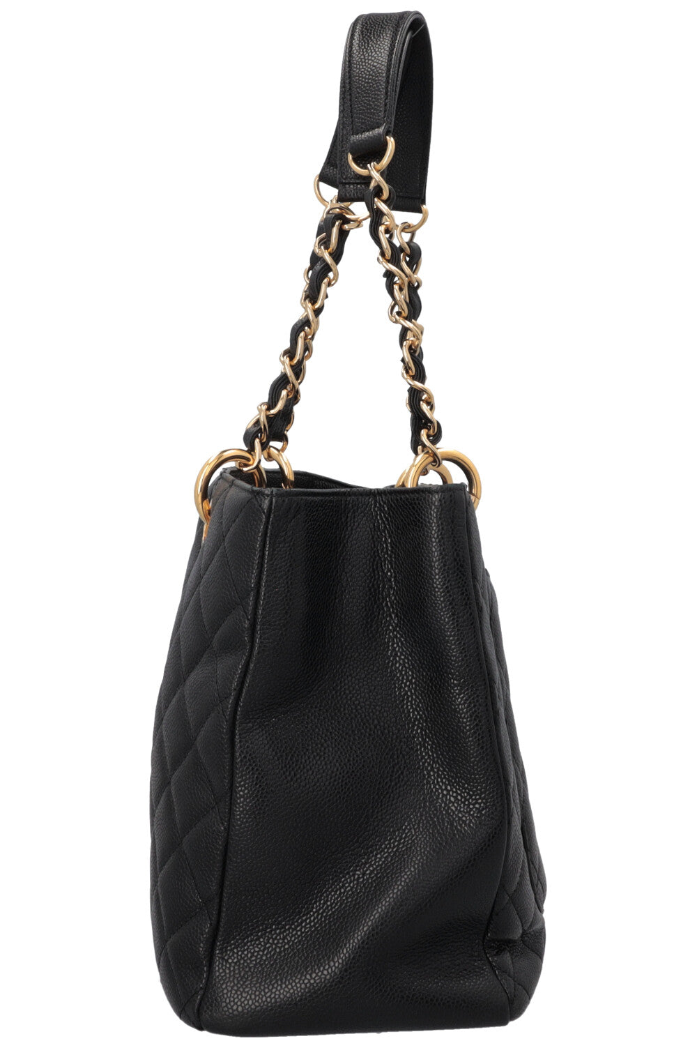 CHANEL GST Tote Caviar Black