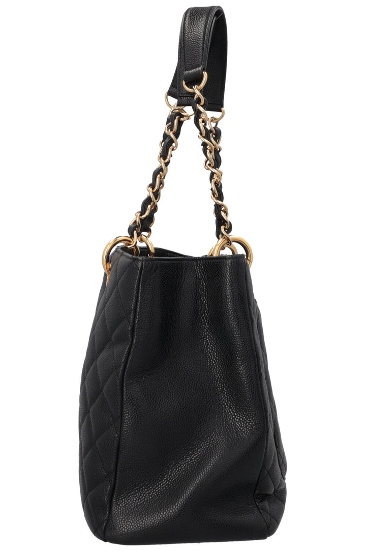 CHANEL GST Tote Caviar Black