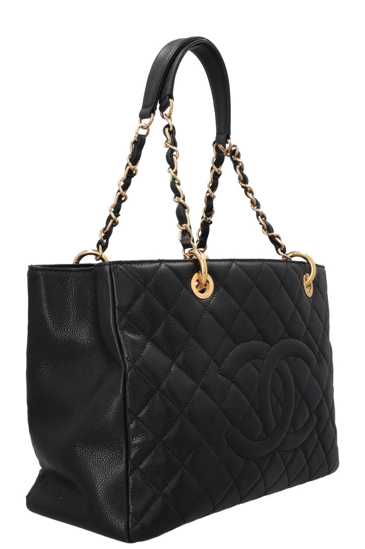 CHANEL GST Tote Caviar Black