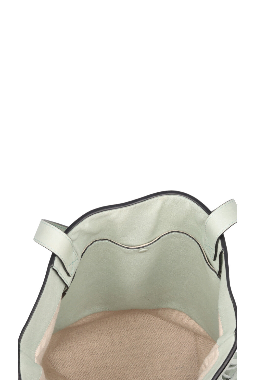 LOEWE Vertical Fringe Tote Mint