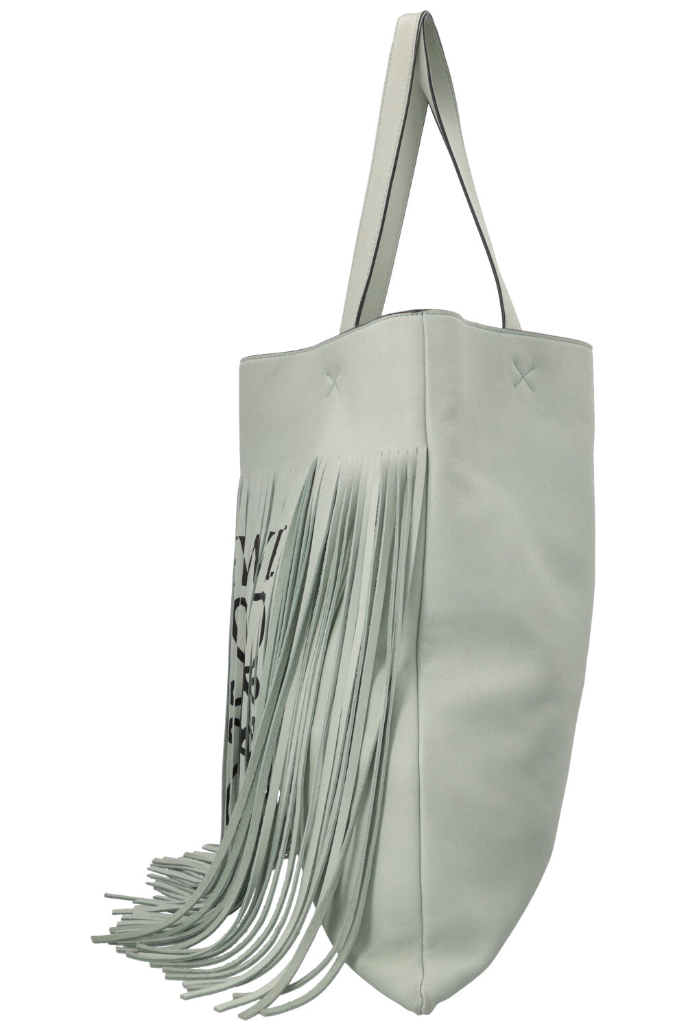 LOEWE Vertical Fringe Tote Mint