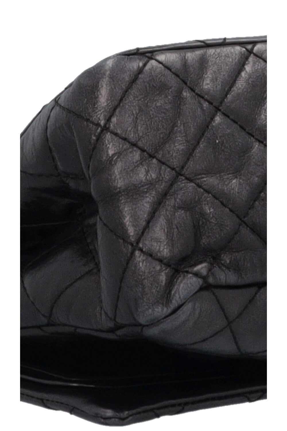 CHANEL 2.55 Large Metallic Black