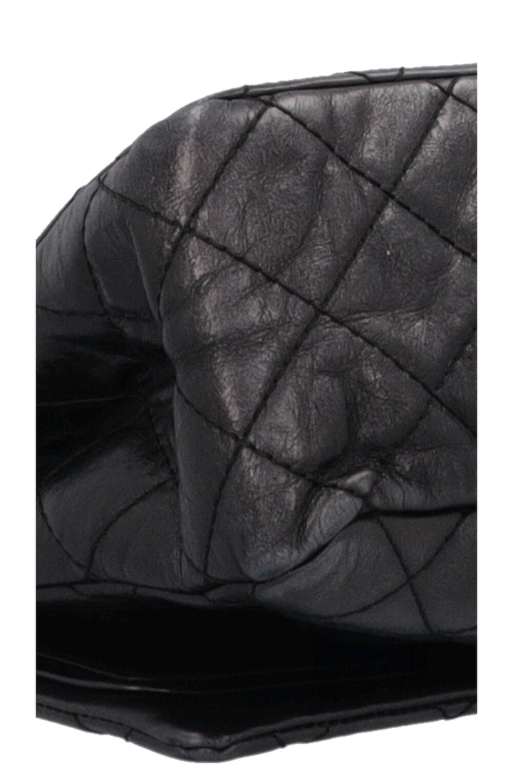 CHANEL 2.55 Large Metallic Black