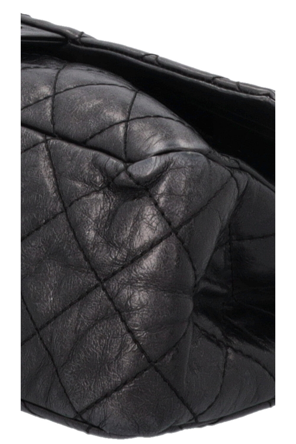 CHANEL 2.55 Large Metallic Black