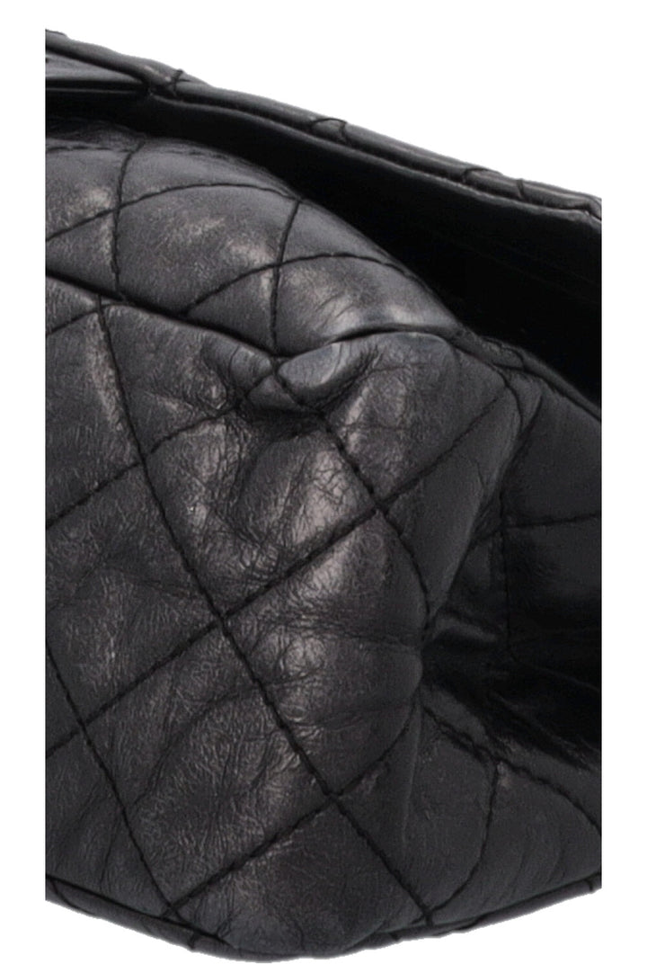 CHANEL 2.55 Large Metallic Black