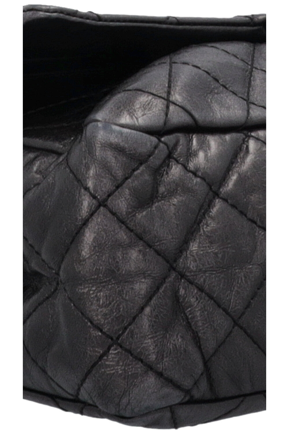 CHANEL 2.55 Large Metallic Black