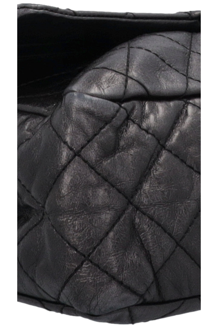 CHANEL 2.55 Large Metallic Black