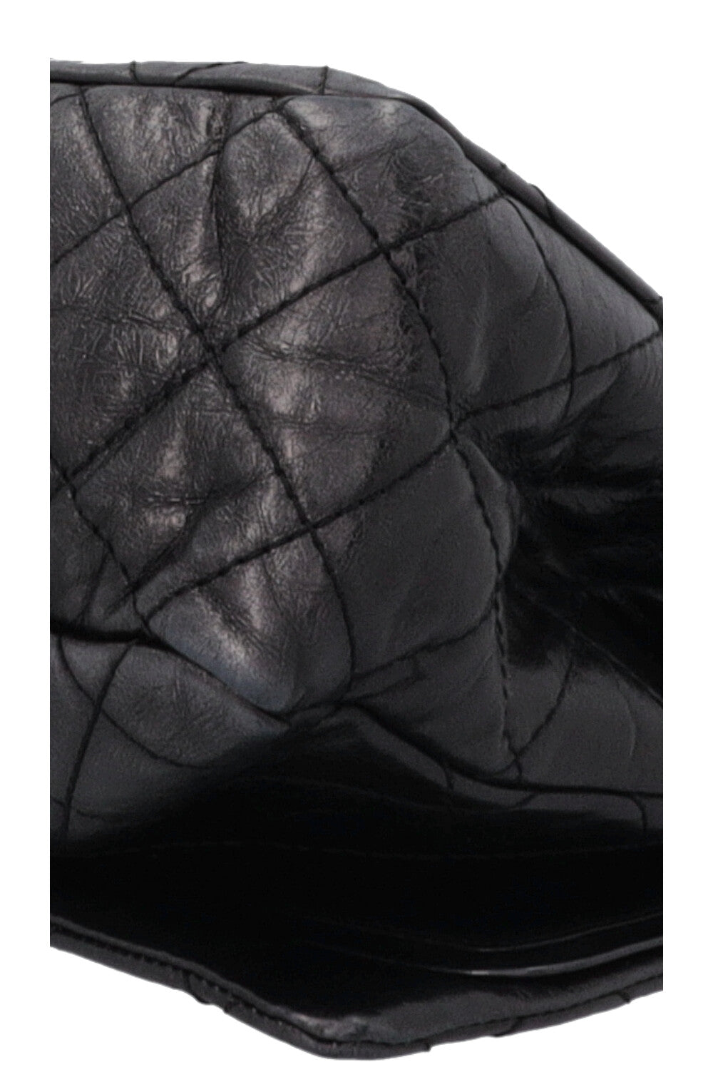 CHANEL 2.55 Large Metallic Black