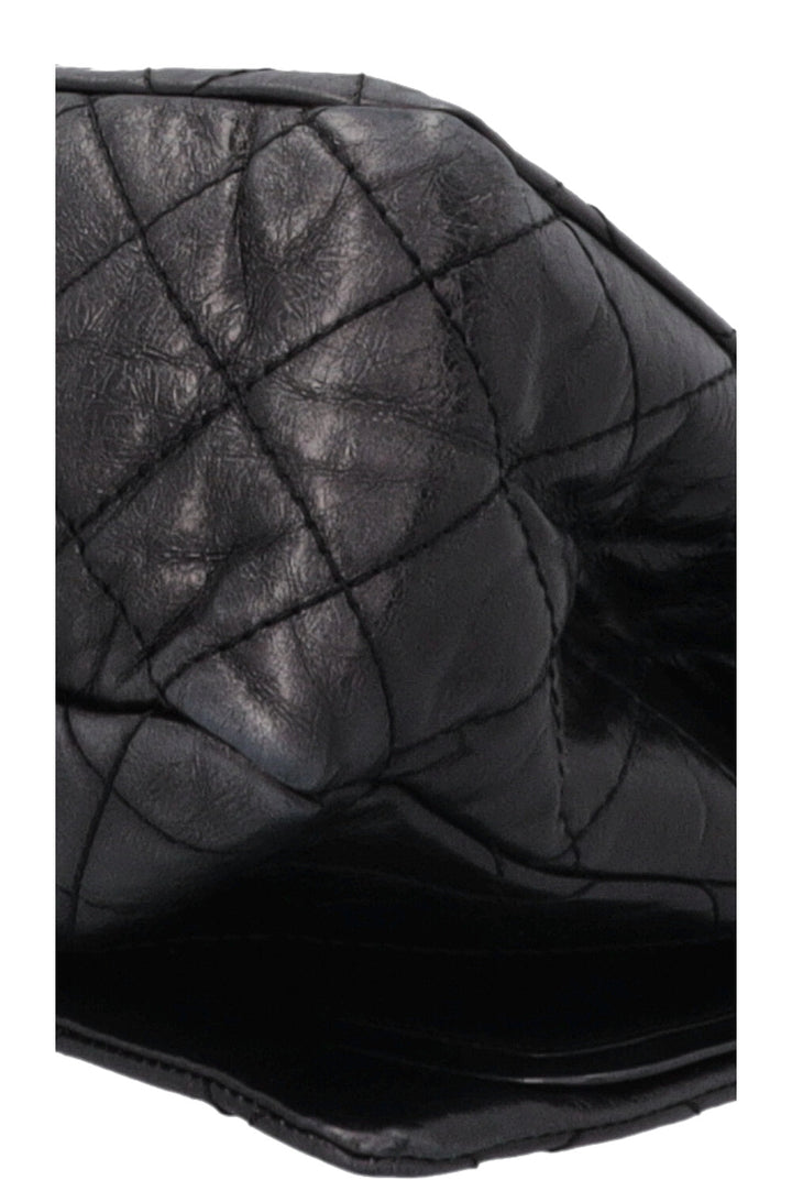 CHANEL 2.55 Large Metallic Black