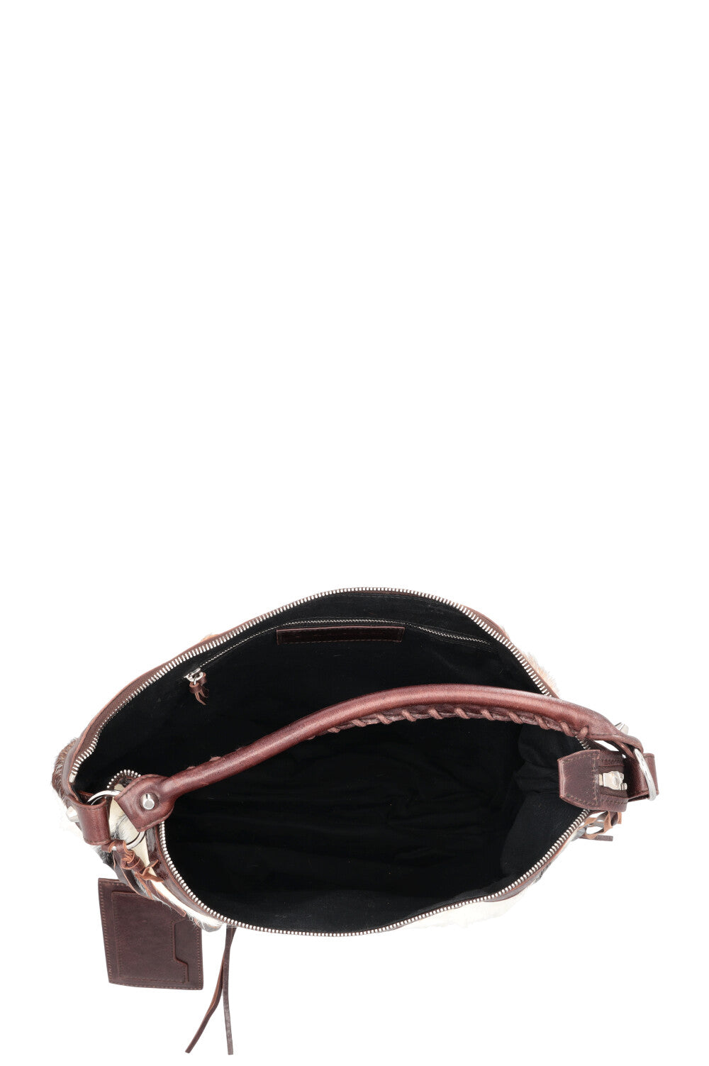 BALENCIAGA City Fur Hobo Bag