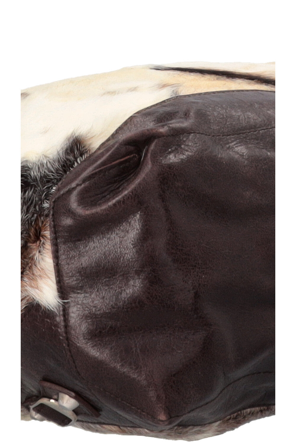 BALENCIAGA City Fur Hobo Bag