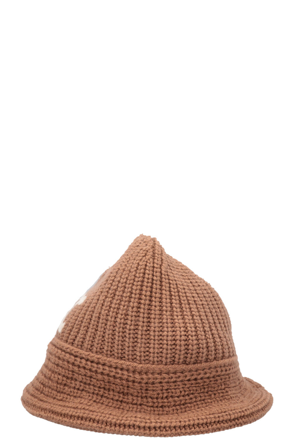 CELINE Triomphe Bob en Tricot Cachemire Camel