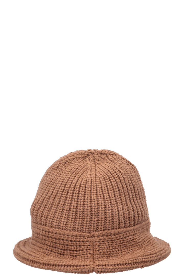 CELINE Triomphe Bob en Tricot Cachemire Camel
