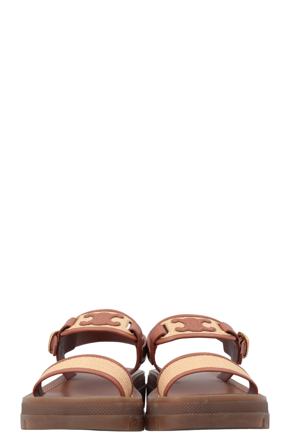 CELINE Sandals Rafia Triumph