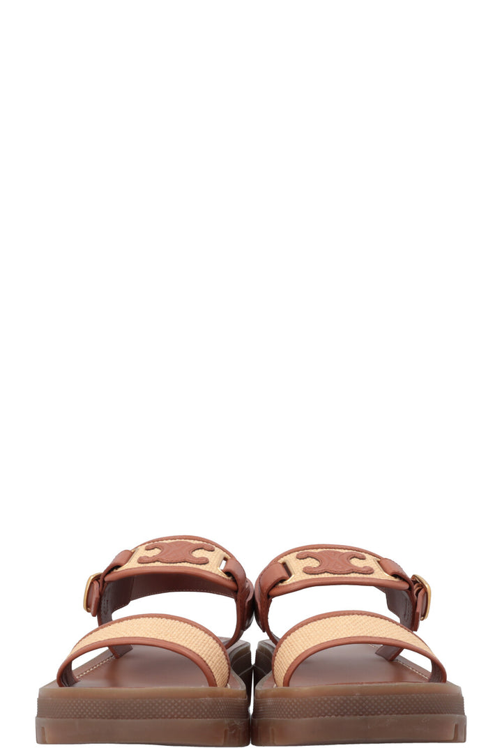 CELINE Sandals Rafia Triumph