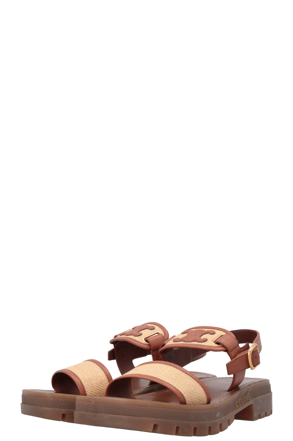 CELINE Sandals Rafia Triumph
