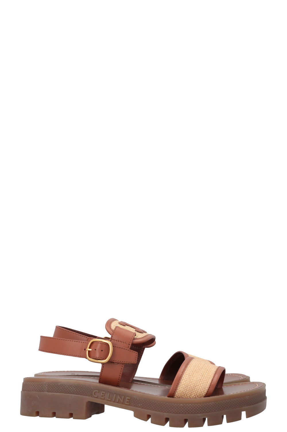 CELINE Sandals Rafia Triumph