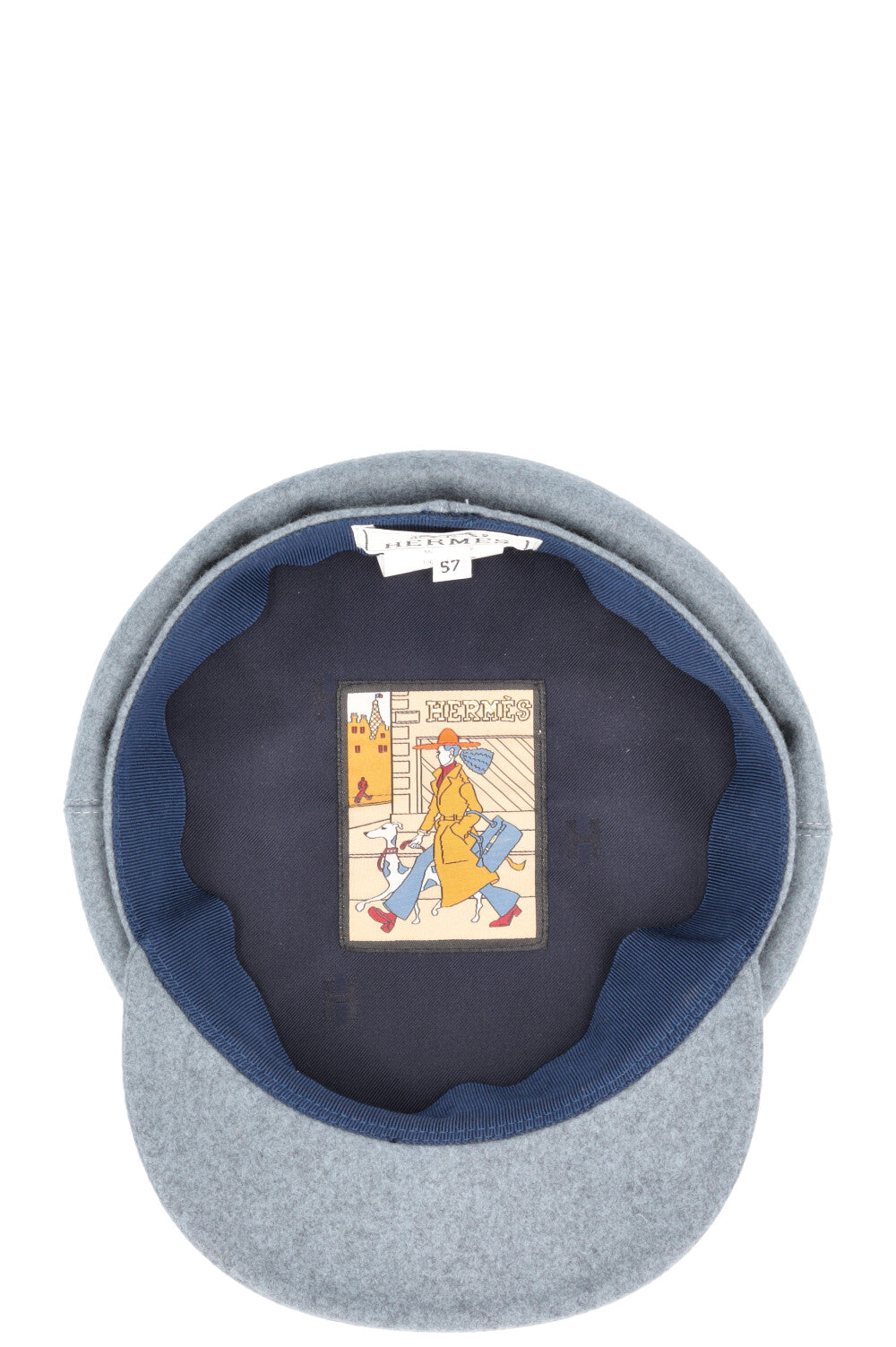 HERMÈS Chapeau Deauville Cachemire Bleu