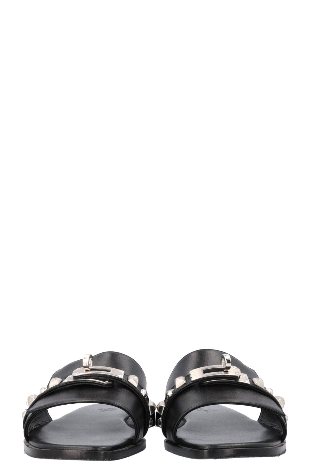 Sandales HERMÈS Giulia Studs Noir