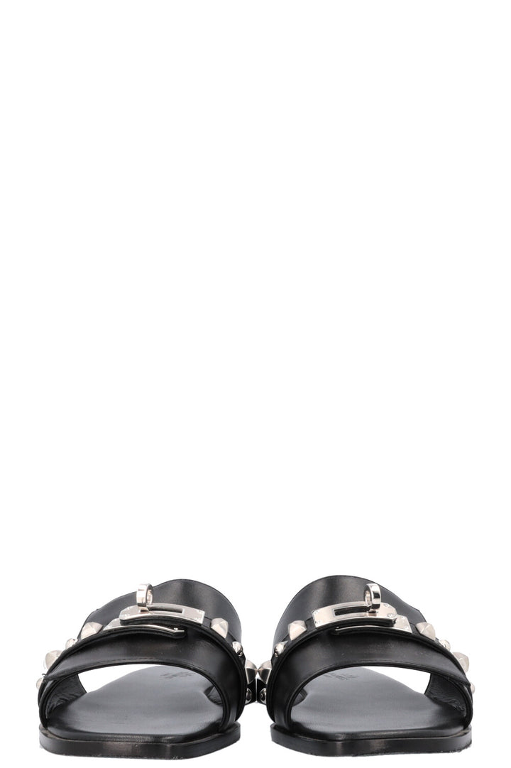 Sandales HERMÈS Giulia Studs Noir