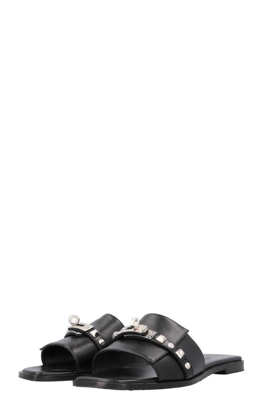 Sandales HERMÈS Giulia Studs Noir