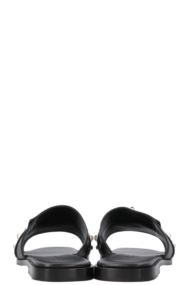 Sandales HERMÈS Giulia Studs Noir