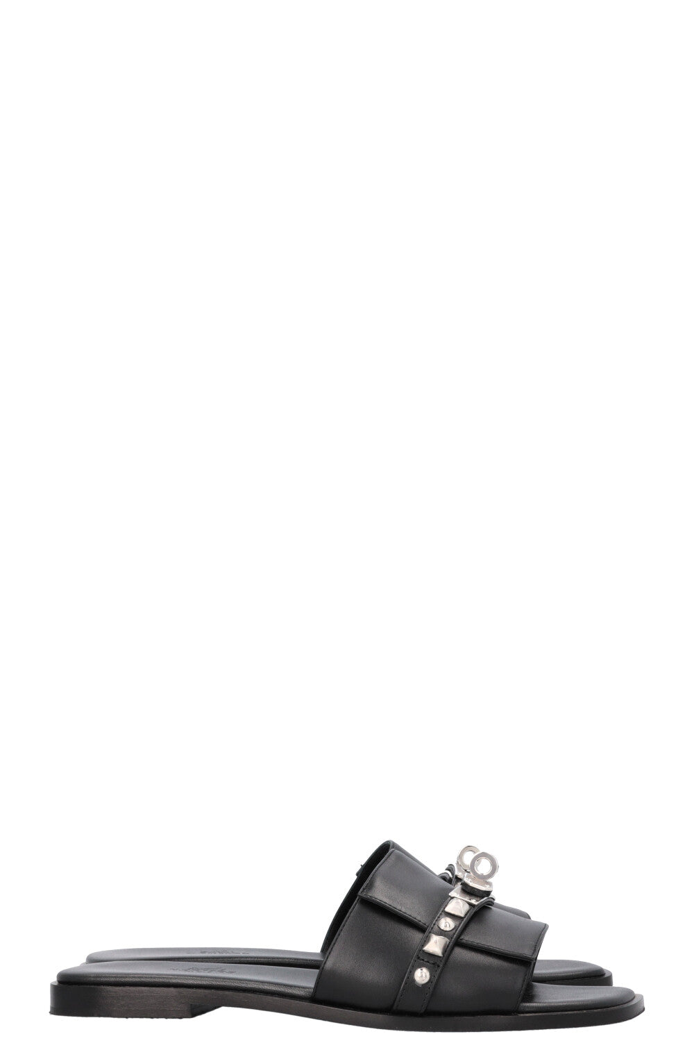 Sandales HERMÈS Giulia Studs Noir