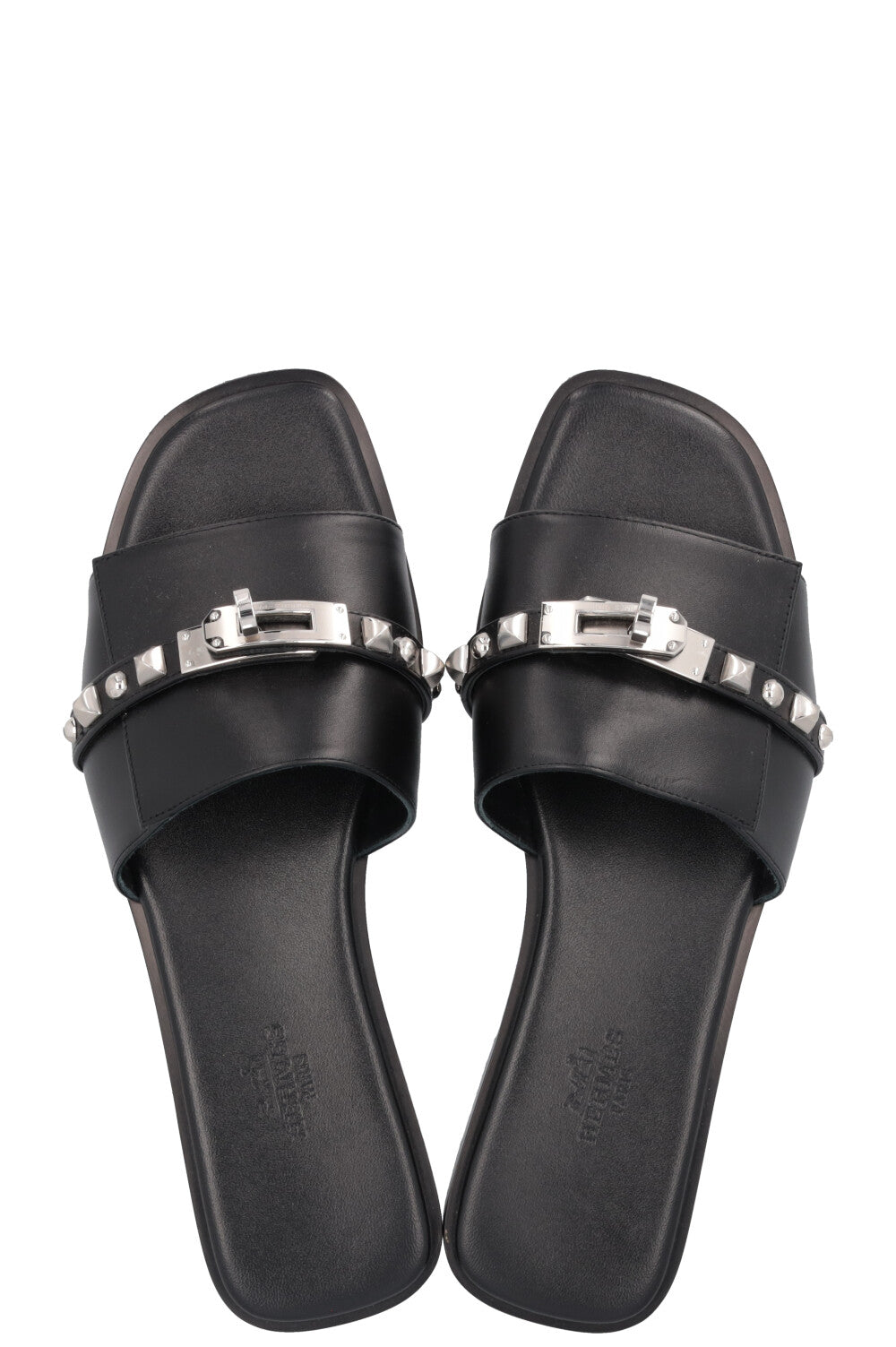 Sandales HERMÈS Giulia Studs Noir