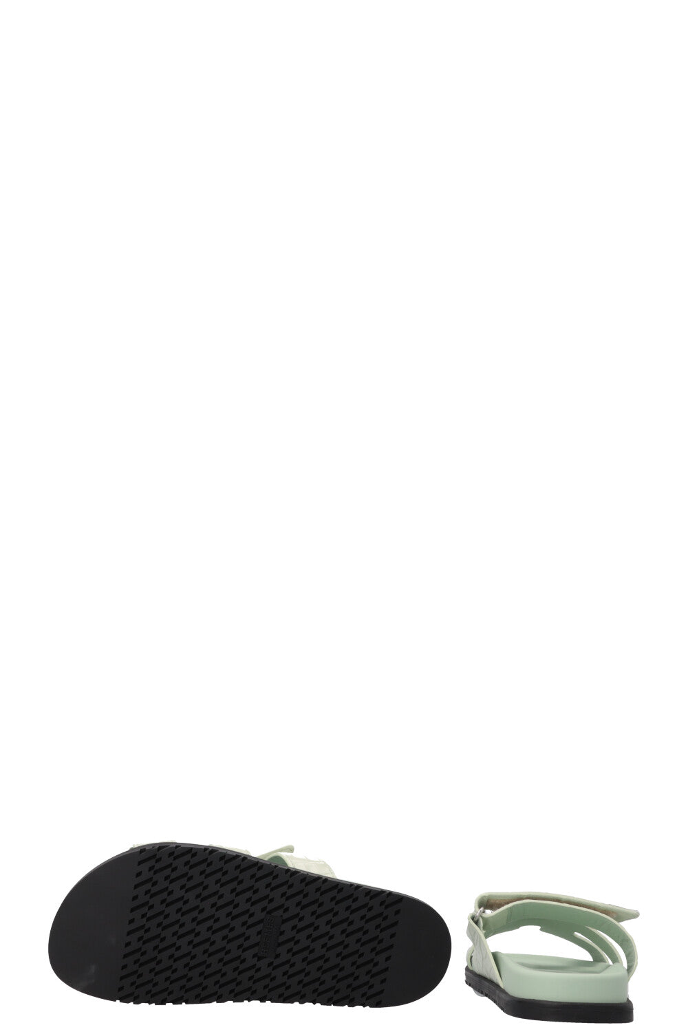 HERMÈS Chypre Flats Alligator Mississippiensis Mint