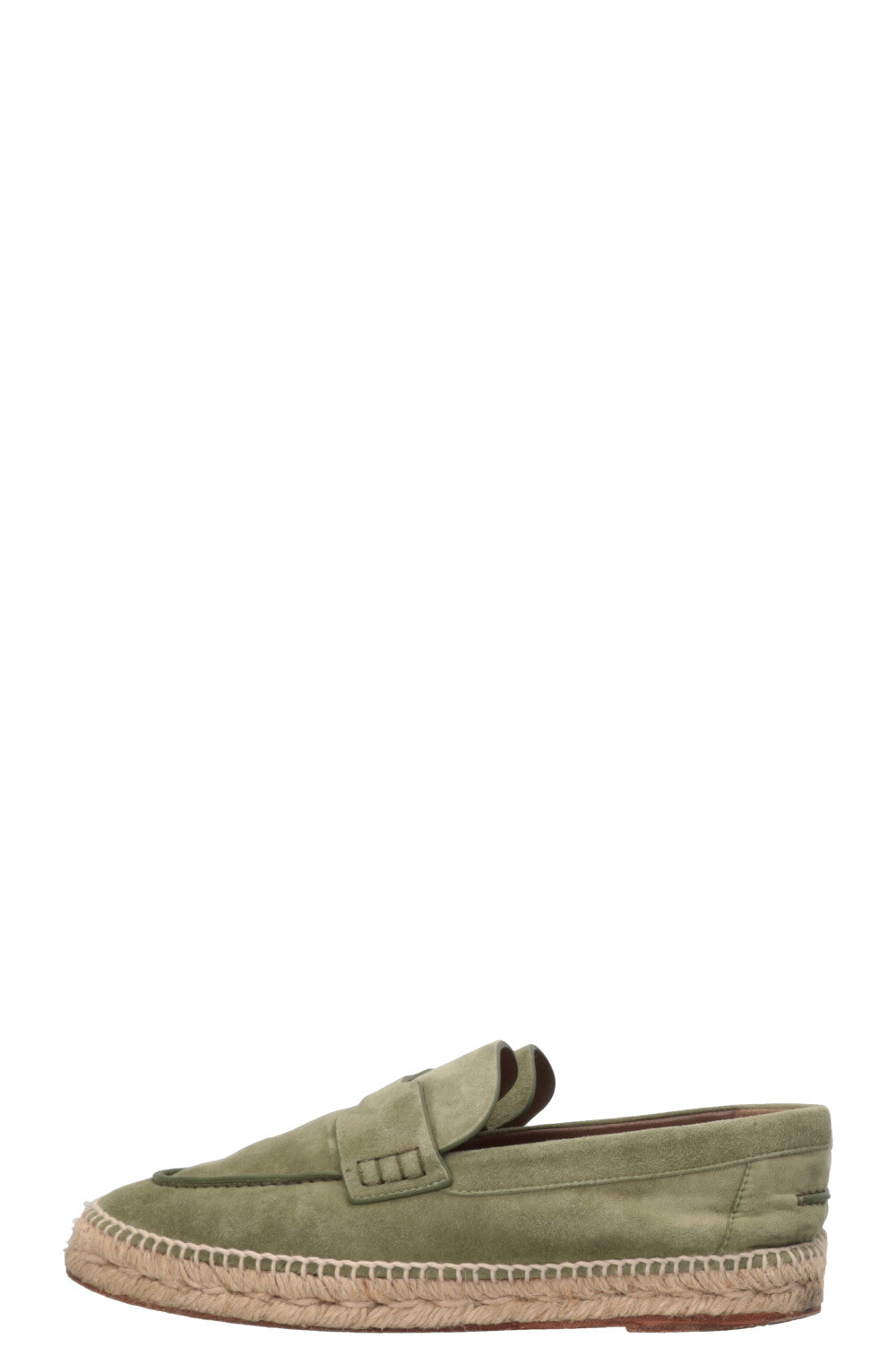 HERMÈS Trip Espadrilles Suede Green