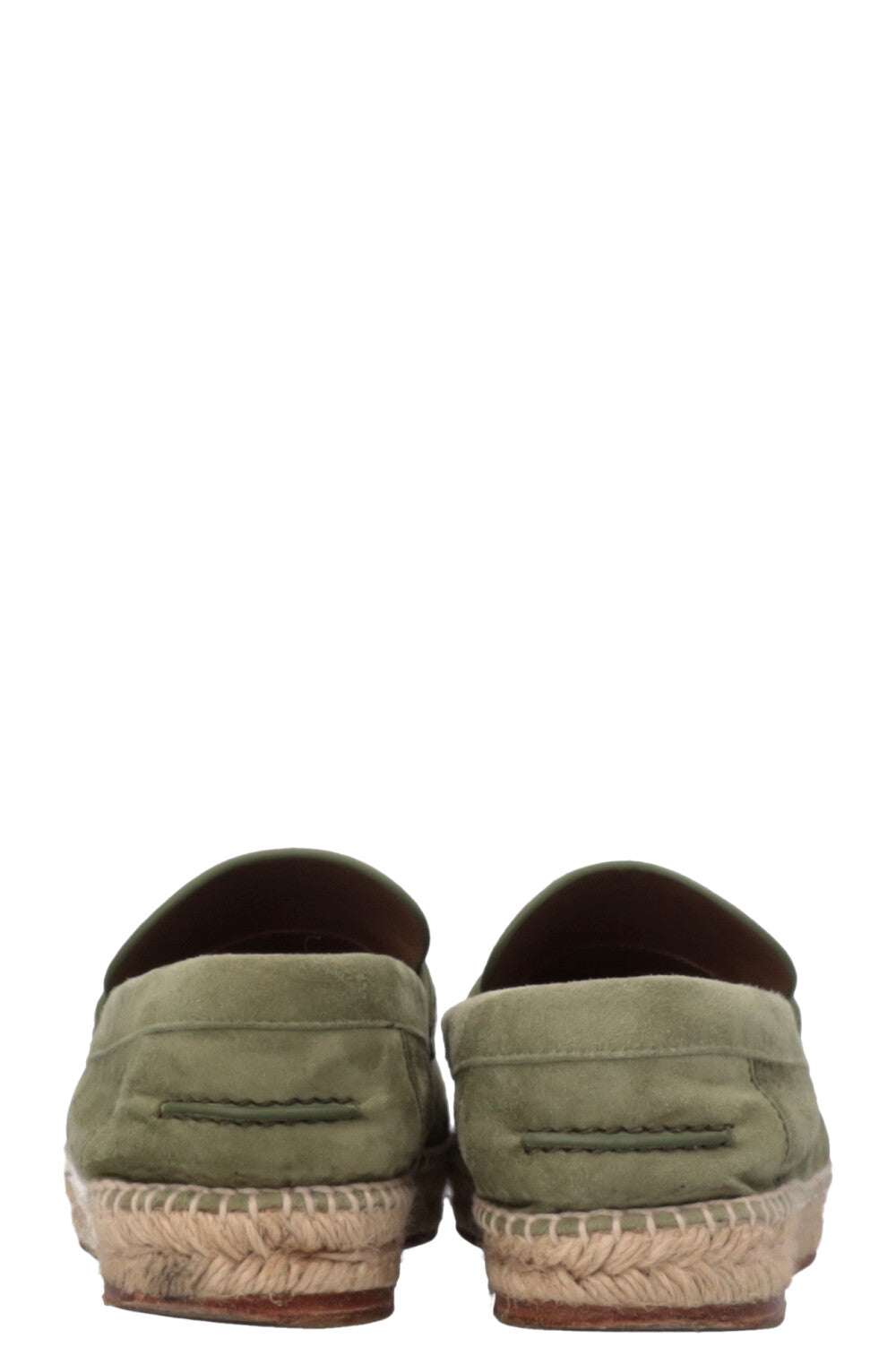 HERMÈS Trip Espadrilles Suede Green