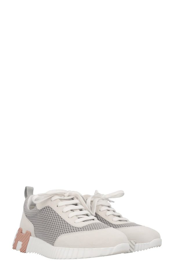 HERMÈS Bouncing Sneakers Grey White