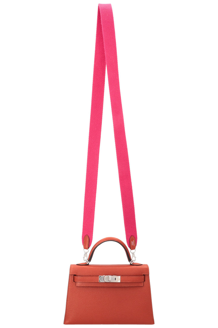 HERMÈS Mini Kelly Chévre Terre Battue