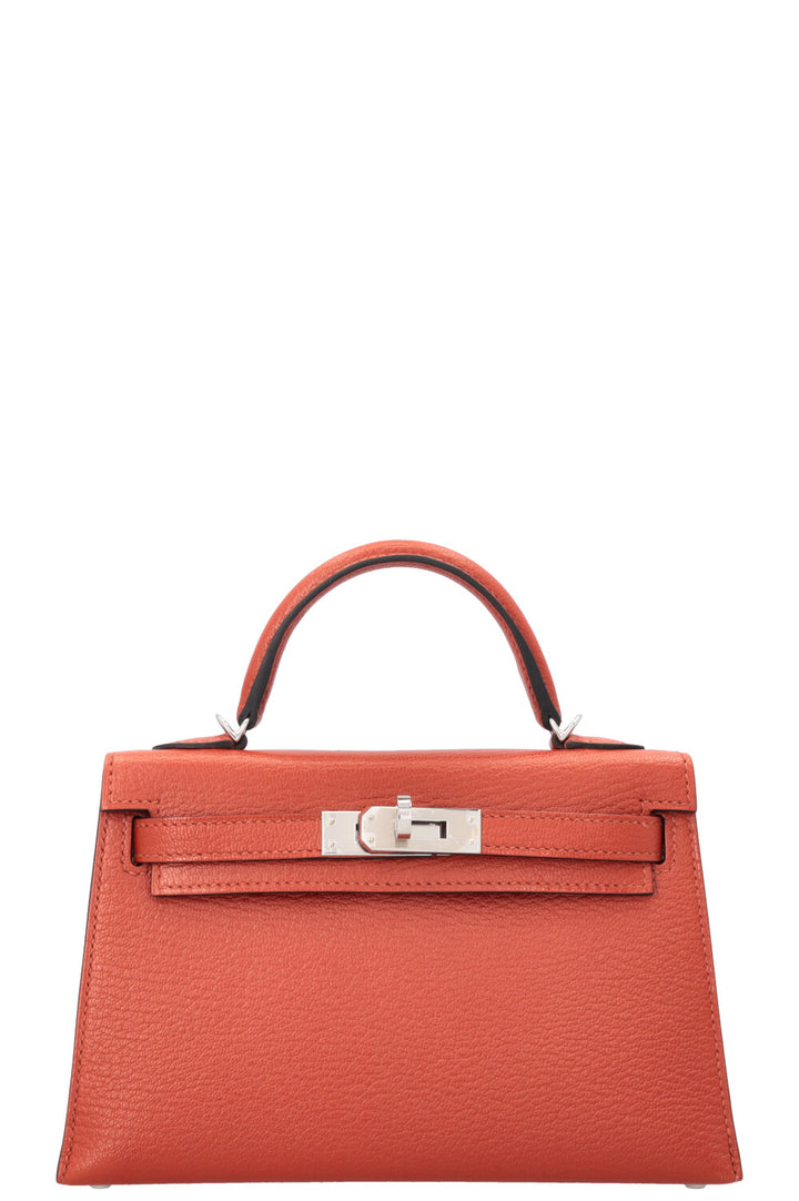 HERMÈS Mini Kelly Chévre Terre Battue