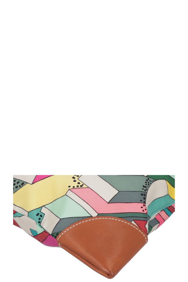 HERMES City 33 Soie Barenia Silk Multicolor