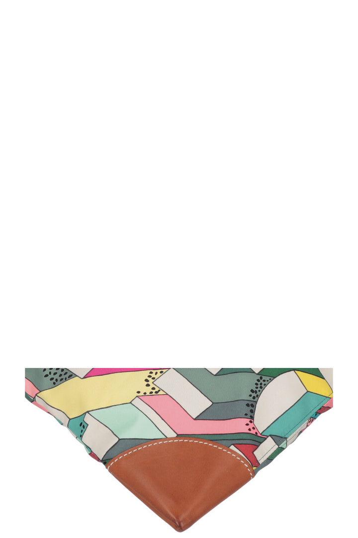 HERMES City 33 Soie Barenia Silk Multicolor