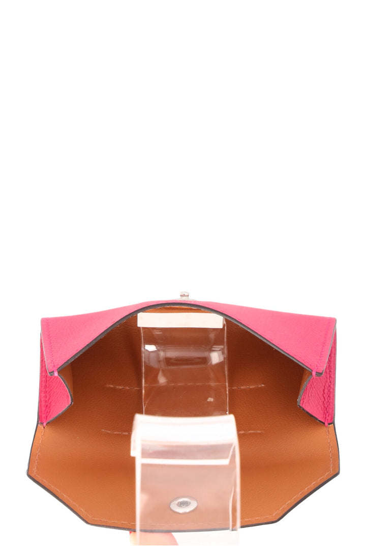 HERMÈS Kelly Pocket Belt 18 Togo Rose Mexico