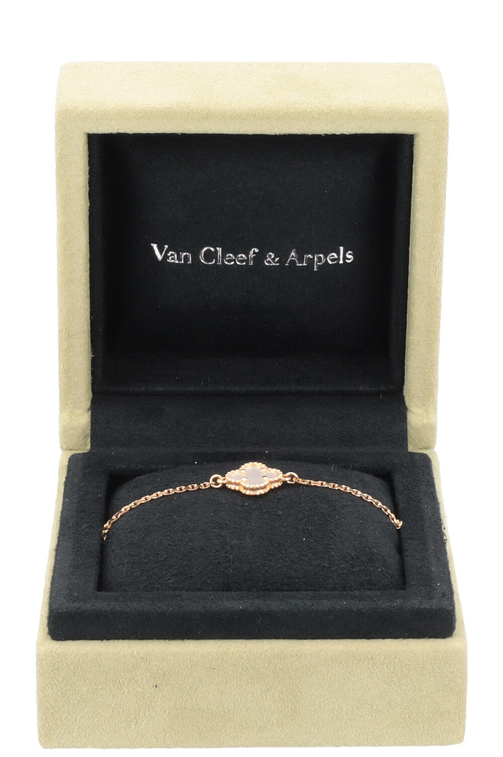 VAN CLEEF &amp; ARPELS Sweet Alhambra Bracelet Yellow Gold MOP